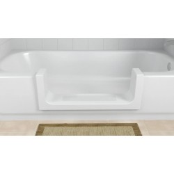 Bathroom Safety Accessories| CleanCut Medium White Step Bathtub Conversion Kit - UK49193