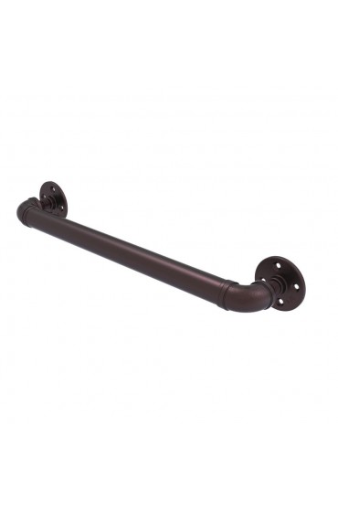 Grab Bars| Allied Brass Pipeline Antique Bronze Wall Mount (Ada Compliant) Grab Bar (350-lb Weight Capacity) - VI15386
