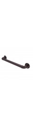 Grab Bars| Allied Brass Pipeline Antique Bronze Wall Mount (Ada Compliant) Grab Bar (350-lb  Weight Capacity) - EB66427
