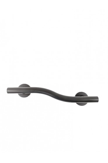 Grab Bars| CSI Bathware Wave shaped Matte Black Wall Mount (Ada Compliant) Grab Bar (500-lb Weight Capacity) - XQ01992