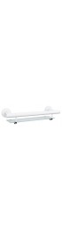 Grab Bars| evekare Bath shelf with grab bar White Wall Mount Grab Bar (550-lb  Weight Capacity) - KN83237