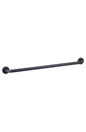 Grab Bars| evekare Comfort grip grab bar Black Wall Mount (Ada Compliant) Grab Bar (550-lb Weight Capacity) - WO07573