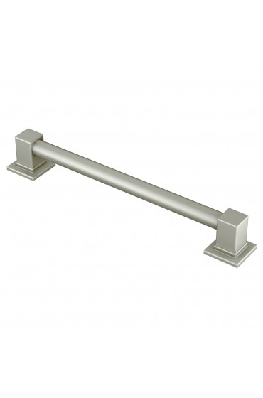 Grab Bars| Moen 90 Degree Brushed Nickel Wall Mount (Ada Compliant) Grab Bar (500-lb Weight Capacity) - QM42739