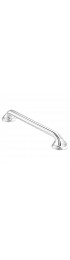 Grab Bars| Moen Home Care 24 in. x 1-1/4 in. Concealed Screw Grab Bar with SecureMount and Curl Grip in Chrome - GH11624
