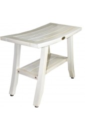 Shower Seats| CoastalVogue White Teak Freestanding Shower Chair - YE00920