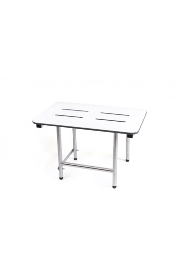 Shower Seats| CSI Bathware White Phenolic Solid Surface Wall Mount Shower Chair (Ada Compliant) - QO86592