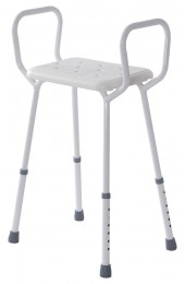 Shower Seats| evekare White Plastic Freestanding Shower Chair - ND07415