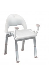 Shower Seats| Moen White Mesh Freestanding Shower Seat - PQ98272