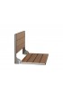 Shower Seats| Ponte Giulio USA Spa Teak Wood Wall Mount Shower Chair - CR88891