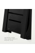 Shower Seats| Seachrome Phenolic Black Solid Surface Wall Mount Shower Chair (Ada Compliant) - EB11600
