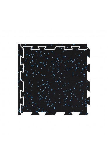 | Fit Floor 0.3-in x 22.5-in x 22.5-in Blue Color Flecked Color Flecked Rubber Tile Multipurpose Flooring - AZ84428