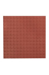 | Flexco 0.125-in x 18-in x 18-in Earth Rubber Tile Multipurpose Flooring - GK65169