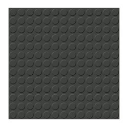 | Flexco Tile 0.125-in x 18-in x 18-in Umber Rubber Tile Multipurpose Flooring - ZM35204