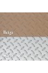 | Rubber-Cal Diamond-Plate Metallic 0.098-in x 48-in x 240-in Metallic Silver Diamond Vinyl/Plastic Roll Multipurpose Flooring - ZT25603