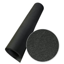 | Rubber-Cal Elephant Bark 0.25-in x 48-in x 24-in Black (Solid Color) Rubber Roll Multipurpose Flooring - EC68418