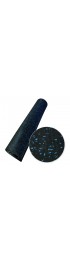 | Rubber-Cal Elephant Bark 0.375-in x 48-in x 84-in Blue Speckle Color Flecked Rubber Roll Multipurpose Flooring - GK12301
