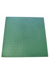 | Rubber-Cal Green 20-in x 20-in x 0.75-in Interlocking Rubber Tile (14-sq ft) (5-Pack) - QT45969