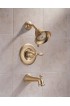 Shower Faucet Handles| Delta Champagne Bronze Lever Shower Handle - LD24490