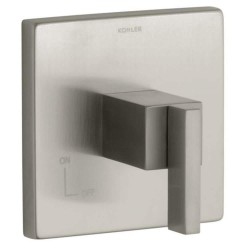Shower Faucet Handles| KOHLER Vibrant Brushed Nickel Lever Shower Handle - AU90254