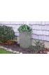 Rain Barrels| Good Ideas 50-Gallon Light Granite Plastic Rain Barrel Spigot - ES37556