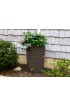 Rain Barrels| Good Ideas 50-Gallon Oak Plastic Rain Barrel Spigot - TZ22329