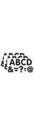 Classroom Decorations| Teacher Created Resources Black Classic 2 -in Magnetic Letters, 87 Per Pack, 3 Packs - SQ04016