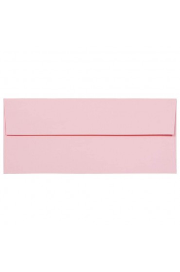 Envelopes| JAM Paper #10 Business Envelopes, 4.125 x 9.5, Baby Pink, 50/Pack - CL55160