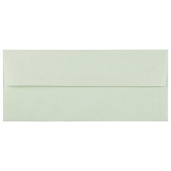 Envelopes| JAM Paper #10 Parchment Business Envelopes, 4.125 x 9.5, Green Recycled, 50/Pack - NF70429