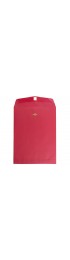 Envelopes| JAM Paper 9 x 12 Open End Catalog Colored Envelopes with Clasp Closure, Red Recycled, 25/Pack - ZE97479