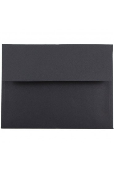 Envelopes| JAM Paper A6 Invitation Envelopes, 4.75 x 6.5, Black, 50/Pack - RG65787