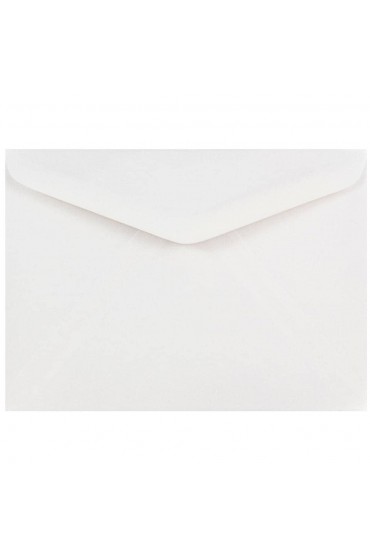 Envelopes| JAM Paper A7 Invitation Envelopes with V-Flap, 5.25 x 7.25, White, 100/Pack - XA16875