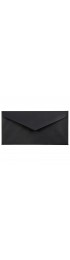 Envelopes| JAM Paper Monarch Envelopes, 3.875 x 7.5, Black Linen, 50/Pack - AV28569
