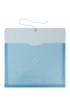 Envelopes| JAM Paper Plastic Envelopes with Button and String Tie Closure, Letter Booklet, 9.75 x 13, Blue, 12/Pack - MJ26235
