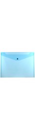 Envelopes| JAM Paper Plastic Envelopes with Snap Closure, Letter Booklet, 9.75 x 13, Blue, 12/Pack - AY99581
