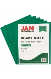 Folders| JAM Paper JAM Paper Heavy Duty 2-Pocket Folder, Green, 6/Pack - LC85843