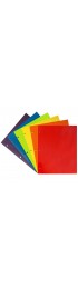 Folders| JAM Paper JAM Paper® Laminated Glossy 3 Hole Punch Two-Pocket School Folders, Assorted Primary Colors, 6/Pack - LI59296