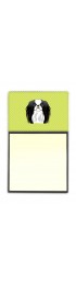 Notebooks & Notepads| Caroline's Treasures Checkerboard Lime Green Japanese Chin Refiillable Sticky Note Holder - NL22323