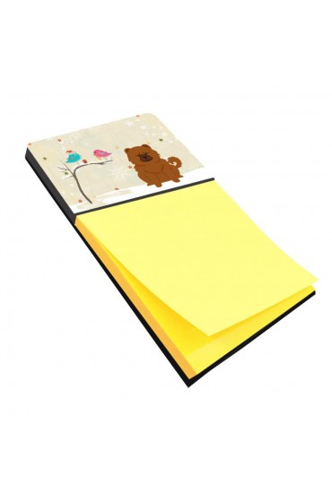 Notebooks & Notepads| Caroline's Treasures Christmas Presents Between Friends Chow Chow Red Sticky Note Holder - VM18398