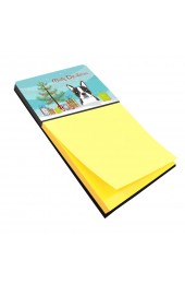 Notebooks & Notepads| Caroline's Treasures Christmas Tree And Boston Terrier Sticky Note Holder - FO18343