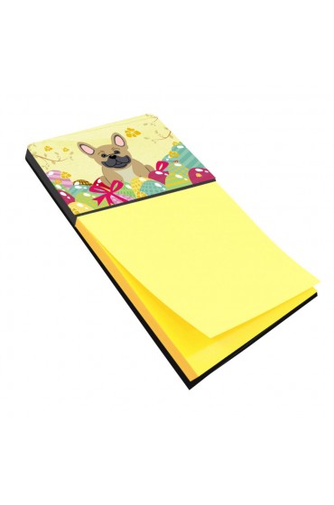 Notebooks & Notepads| Caroline's Treasures Easter Eggs French Bulldog Cream Sticky Note Holder - XM76155