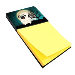 Notebooks & Notepads| Caroline's Treasures Halloween Scary Pug Cream Sticky Note Holder - JW36677