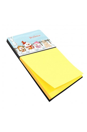 Notebooks & Notepads| Caroline's Treasures Merry Christmas Carolers Cocker Spaniel Buff Sticky Note Holder - XZ65907
