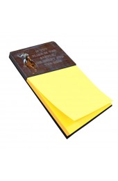 Notebooks & Notepads| Caroline's Treasures roper Horse If You Climb In The Saddle, Be Ready For The Ride Sticky Note Holder - AS04927