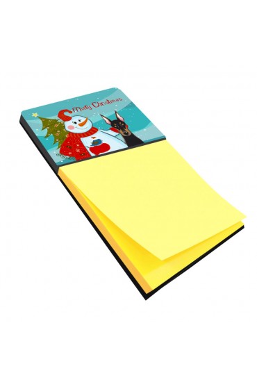 Notebooks & Notepads| Caroline's Treasures Snowman With Doberman Sticky Note Holder - KX67304