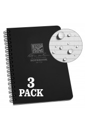 Notebooks & Notepads| Rite in the Rain 3-Pack Black 4-7/8-in x 7-in Notepad - XT05730