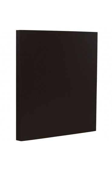 Paper| JAM Paper JAM Paper® Matte Paper, 8.5-in x 11-in 80lb Black Base Paper, 50/pack - FE06984