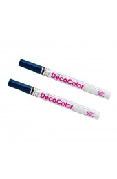 Pens, Pencils & Markers| JAM Paper Fine Line Opaque Paint Markers, Ultramarine Blue, 2/Pack - AM45486