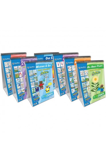 Teaching Aids| NewPath Learning Early Childhood Science Readiness Flip Charts, Set of all 7 - VT23206