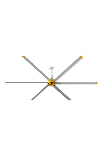 | Big Ass Fans 144-in Yellow Indoor Ceiling Fan (6-Blade) - DM94086