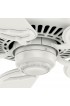 | Casablanca Panama 54-in Fresh White Indoor Downrod or Flush Mount Ceiling Fan Wall-mounted with Remote (5-Blade) - JK35679